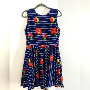 Fun bright twirly dress
